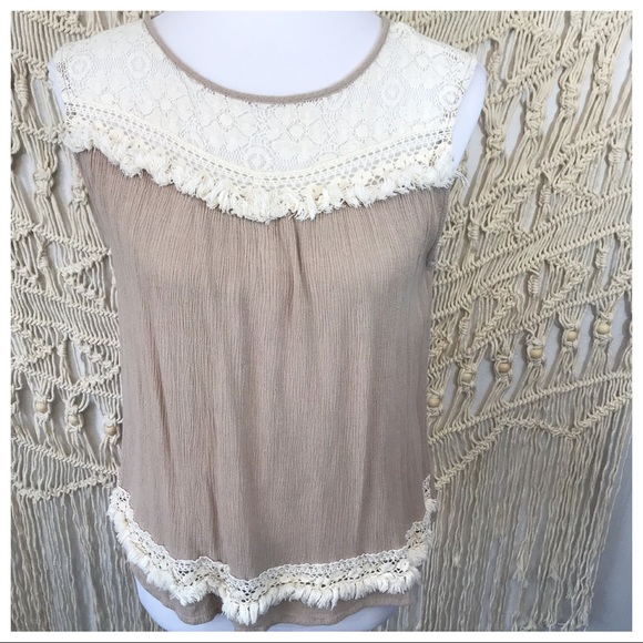 Umgee Tops - Umgee | Sleeveless Lace Top